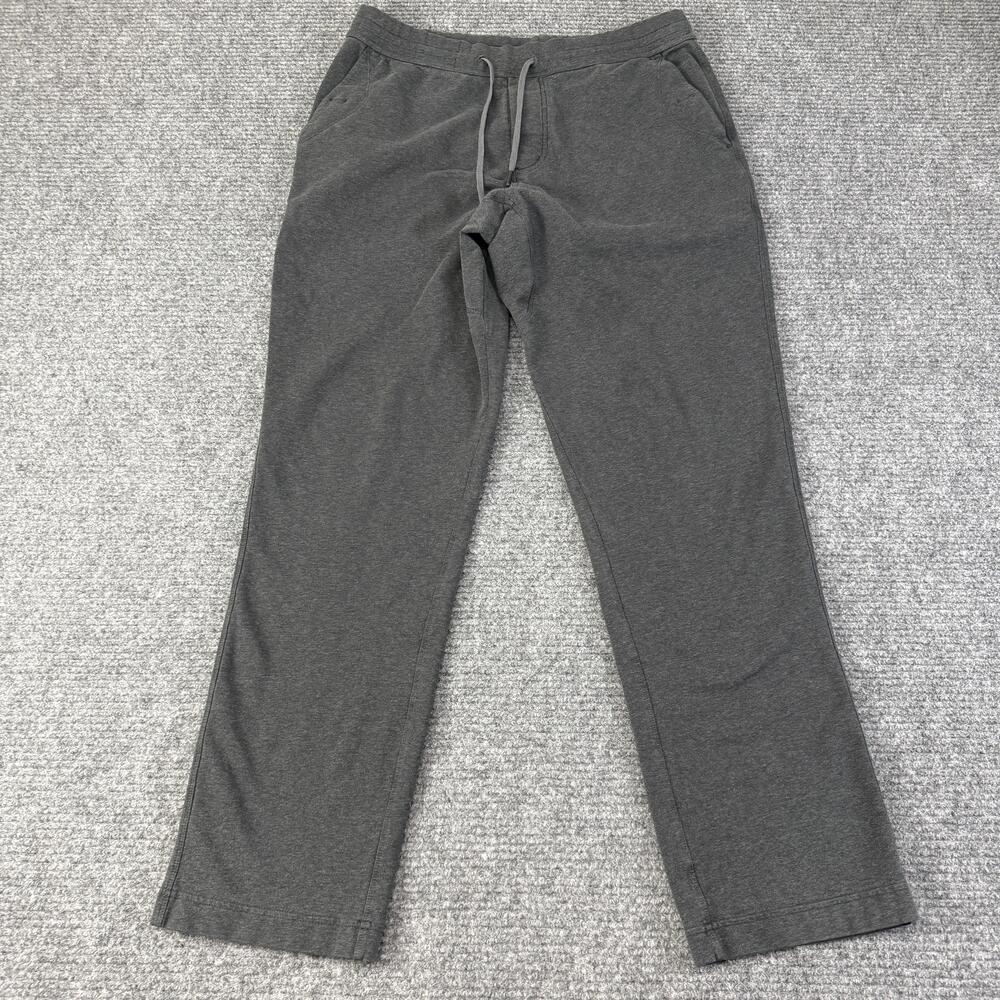 Lululemon Pants Mens Large Gray Knit Sweatpants Drawstring Pockets LM5098R